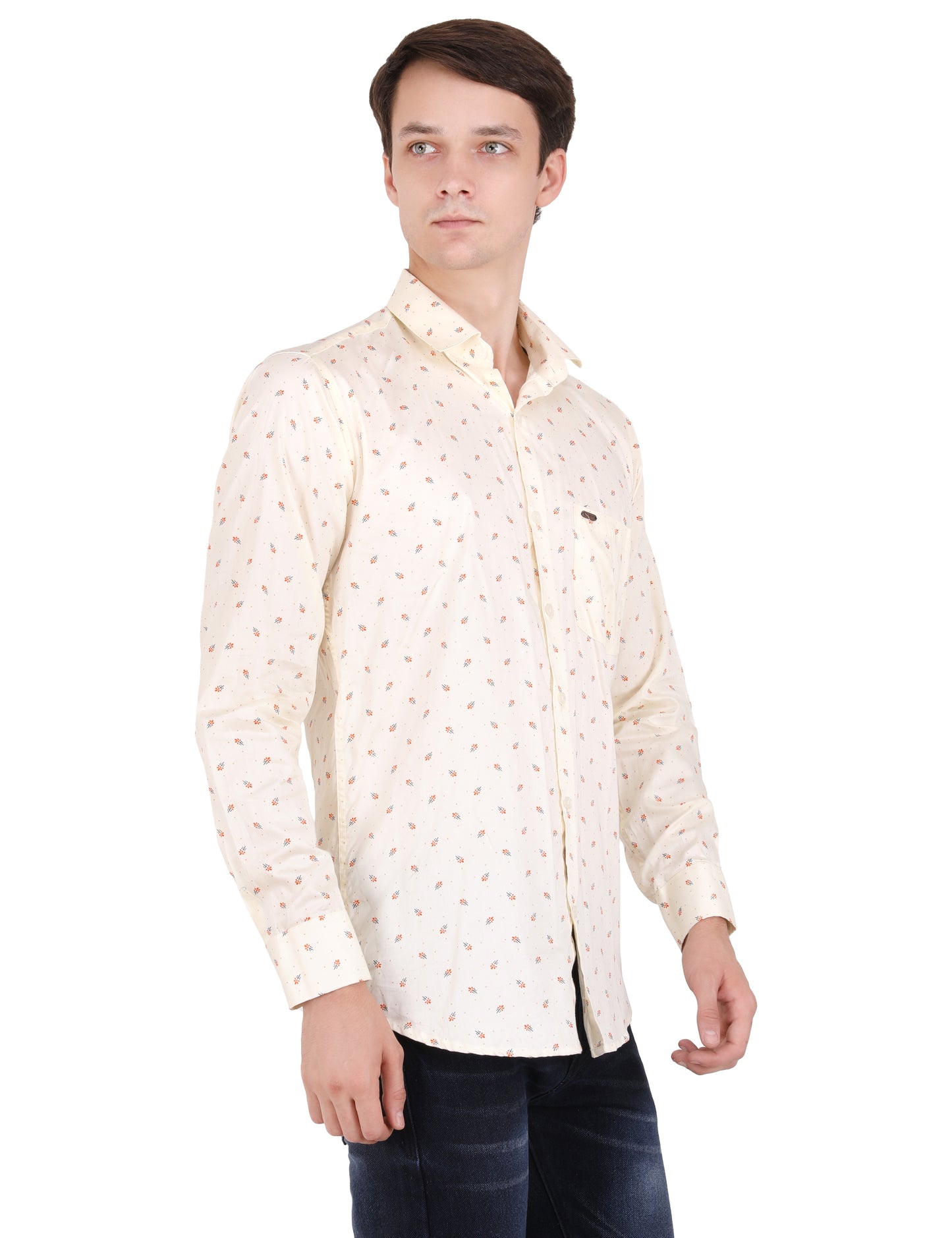 Vibrant Printed Yellow Shirt - Trendy Men's Fashion | Shop Now